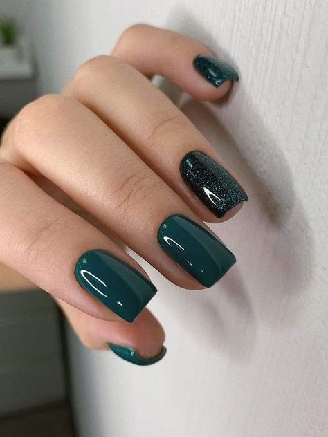 February Nails, Nail Colors Winter, Nagel Tips, Black Nail, Dip Powder Nails, Dipped Nails, Hot Nails, Chic Nails, Nail Polishes