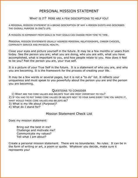 Writing Personal Mission Statement Personal Mission Statement Examples For Teachers, Mission Statement Examples Personal, Photography Mission Statement, How To Write A Personal Mission Statement, Mission Statement Quotes, Life Mission Statement, Best Mission Statements, Personal Mission Statement Examples, Class Mission Statement