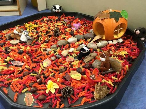 Autumn Eyfs Activities, Baby Room Activities, Baby Room Ideas Early Years, Autumn Eyfs, Autumn Themed Activities, Tuff Tray Ideas Toddlers, Halloween Sensory, Eyfs Activities, Nursery Activities