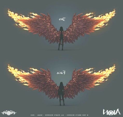 Fire Wings Drawing, Magic Wings Art, Fire Wings Angels, Fantasy Wings Design, Wings Fantasy Art, Winged Person, Magical Wings, Fire Wings, Magic Wings