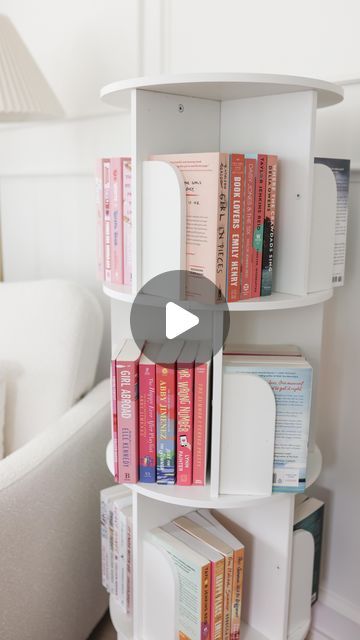 Teresa Laura Caruso on Instagram: "My rotating bookcase is an early Amazon Prime deal! 📖 Link in bio or comment “Reading Corner” & I’ll send you the info! Make sure to clip the additional $15 off coupon! 🤍  #readingcorner #bookcase #amazonhome #amazonfinds #amazonprime #amazonprimeday #booktok #bookcollection #organizedhome #amazonfinds2024 #reading #amazondeals rotating bookshelf, book recommendations, book collection, reading corner, cozy reading corner" Book Corner Ideas Bedroom, Rotating Bookcase, Book Corner Ideas, Reading Corner Ideas, Rotating Bookshelf, Cozy Reading Corner, Prime Deals, Reading Corners, Corner Ideas