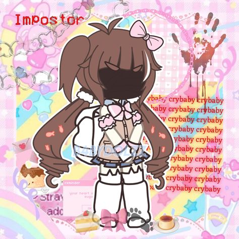 Gacha Life Kawaiicore, Gacha Kawaiicore, 2018 Gacha Life Oc, Gacha 2018 Oc, Gacha Kawaii Outfits, Cutecore Gacha Club, Kawaii Gacha Oc, Cute Gacha Life Oc Ideas, Cutecore Gacha Life