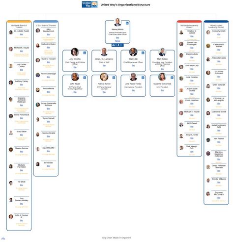 United Way's Organizational Structure Organizational Structure Template, Organizational Design, Interactive Charts, Organization Chart, Org Chart, Organizational Chart, Organizational Structure, Strong And Healthy, United Way