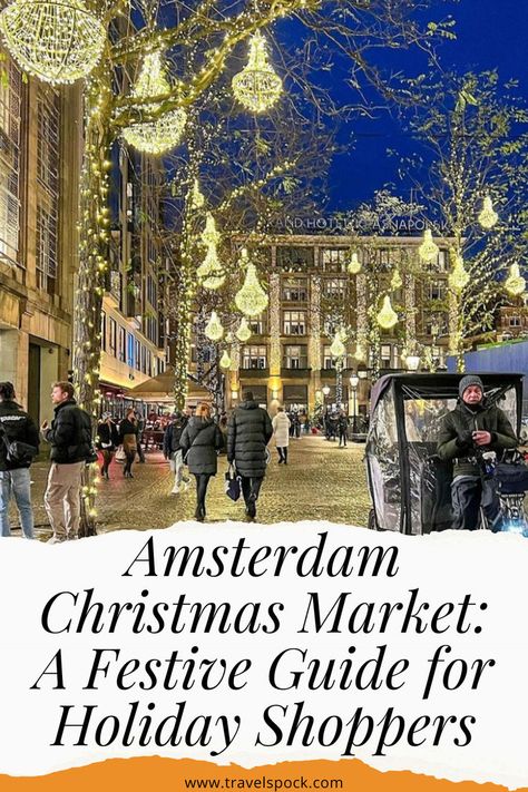 Christmas markets have become an essential part of the holiday experience in many European cities, and Amsterdam is no exception. If you're lucky enough to be in Amsterdam around Christmas time, these are the places you need to make sure to visit! Amsterdam Christmas, Amsterdam Winter, Haarlem Netherlands, Day Trips From Amsterdam, Amsterdam Travel Guide, Christmas Cruises, Shopping Food, Best Christmas Markets, Christmas Markets Europe