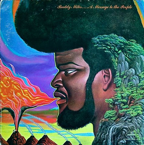 Buddy Miles - The segment Mati Klarwein, Buddy Miles, Midnight Rider, The Way I Feel, Vinyl Record Album, Album Cover Art, Blues Rock, Record Album, Lp Vinyl