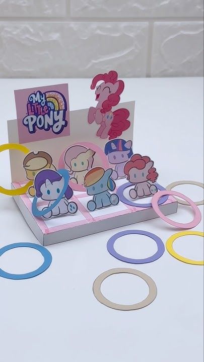 DIY Mini paper game (Ring Toss game) #shorts #art #craft #youtubeshorts #amazing #papercraft #game Mlp Papercraft, Ring Toss Game, Paper Games, Ring Toss, Toss Game, Paper Crafts Diy Kids, Mini Games, Paper Crafts Diy, Art Craft