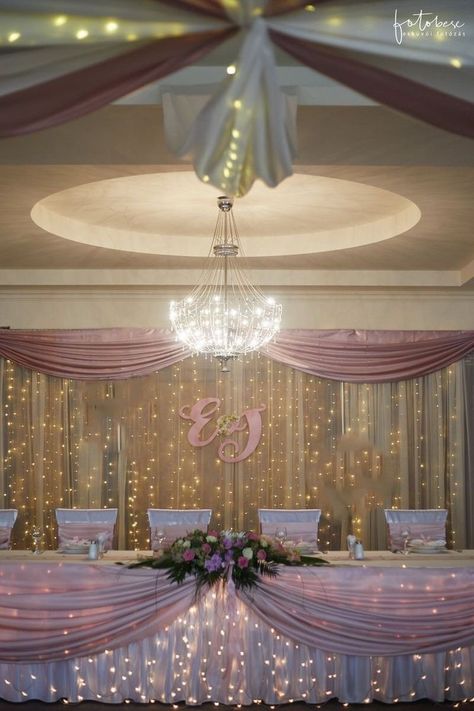 Main Table Quinceanera, Quince Decorations Ideas, Main Table Wedding, Quince Decor, Sweet 15 Party Ideas Quinceanera, Sweet 15 Party Ideas, Quinceanera Pink, Quinceanera Favors, Pink Quince