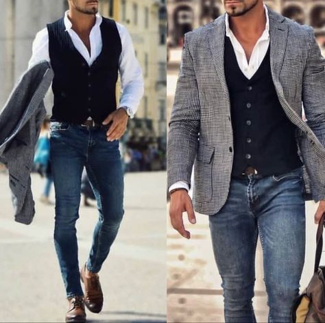 Gentleman Fashion, Herren Style, Mens Fashion Blazer, Traje Casual, Mens Fashion Classy, Man Fashion, Mens Fashion Casual Outfits, Stylish Mens Outfits, Mens Fashion Suits