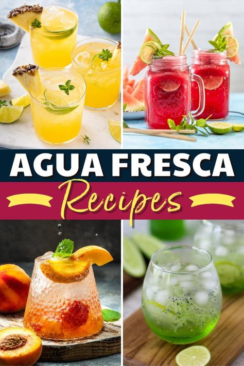 Upgrade your water with these agua fresca recipes! From watermelon to strawberry to pineapple, each one is such a delight. Watermelon Water Recipe, Aqua Fresca Recipes, Watermelon Aqua Fresca, Fresca Recipes, Watermelon Agua Fresca, Aqua Fresca, Homesteading Recipes, Agua Fresca Recipe, Watermelon Water