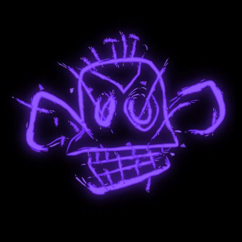 Deviantart, Neon, Purple, Black