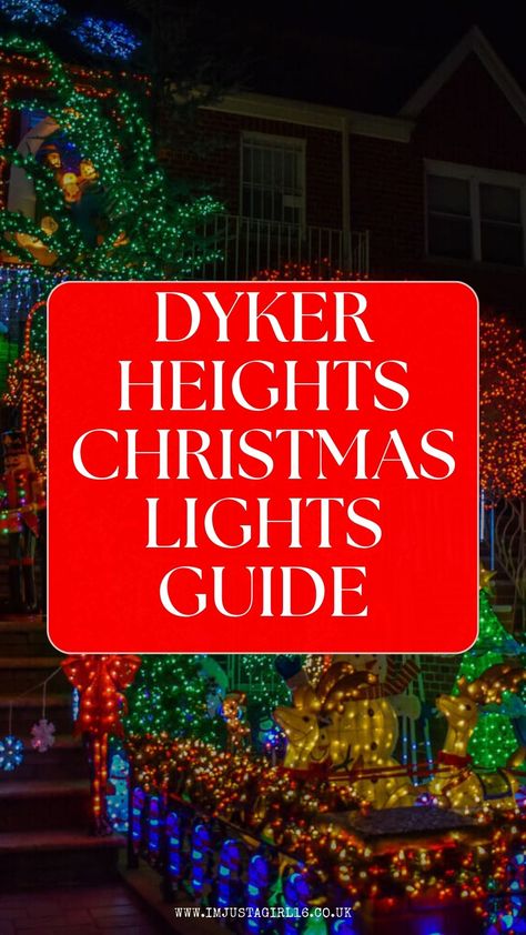 Dyker Heights Christmas Lights 2023 Guide – Tours, Map & Dates Dyker Heights Christmas Lights, Brooklyn Guide, Dyker Heights, Christmas Light Tour, Brooklyn Map, New York City Christmas, City Christmas, Visit New York City, Visit New York