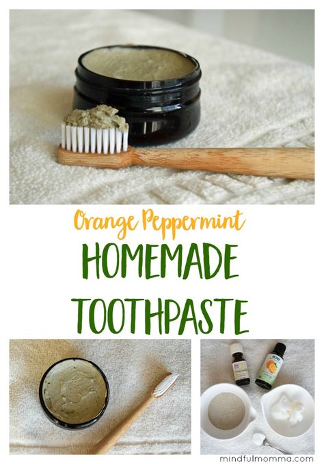 Homemade Toothpaste Made with Bentonite Clay & Coconut Oil Clay Toothpaste, Coconut Oil And Essential Oils, Homemade Toothpaste Recipe, Clay Coconut, Diy Toothpaste, Toothpaste Recipe, Homemade Toothpaste, Homemade Clay, Pasta Dental