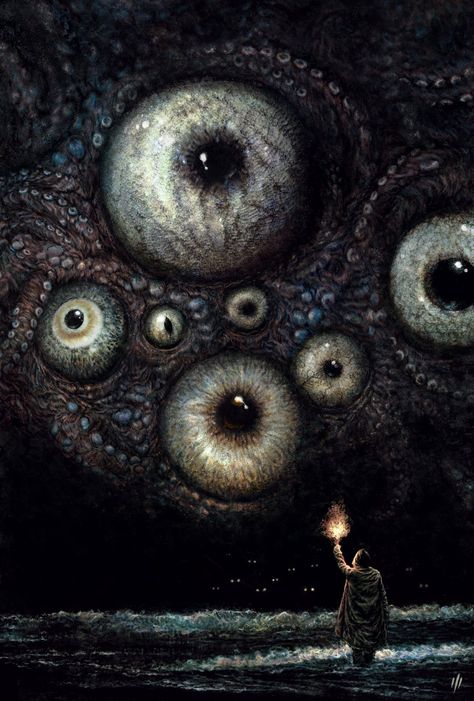 Cosmic Horror Monster, Eldritch Eye, Cosmic Horror Art, Horror Cosmico, Lovecraft Monsters, Lovecraft Art, Bloodborne Art, Lovecraftian Horror, Horror Vintage