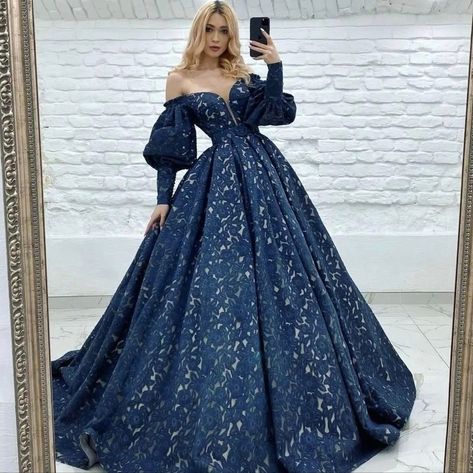 Ball Gown, Strapless Dress Formal, Fashion Ideas, Ball Gowns, Royal Blue, Formal Dresses Long, Sequin, Formal Dresses, Long Sleeve