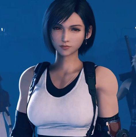 Short Hair Tifa, Tifa Lockhart Short Hair, Dolly Castro, Final Fantasy Cloud, Final Fantasy Collection, Final Fantasy Vii Remake, Final Fantasy X, Tifa Lockhart, Final Fantasy Art