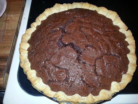 Hershey's Chocolate Pecan Pie Hershey Chocolate Pie, Chocolate Pecan Pie Recipe, Chess Pie Recipe, Chocolate Chess Pie, Recipes For Sweets, Hersheys Chocolate, Just Pies, Chess Pie, Pecan Pies