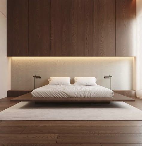 Diy Wood Headboard, Trendy Apartment, Bedroom Minimalist, Master Room, Bedroom Black, Trendy Bedroom, Interior Bedroom, Bedroom Layouts, Master Bed