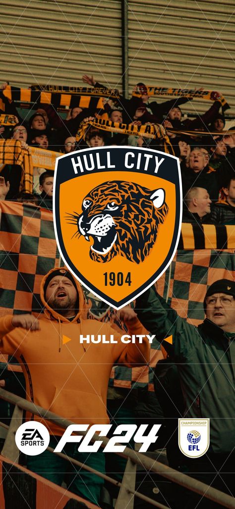 Hull City Wallpaper, Efl Championship, Ea Sports Fifa, Fifa Football, Soccer Logo, Hull City, Flag Football, Ea Sports, Football Poster