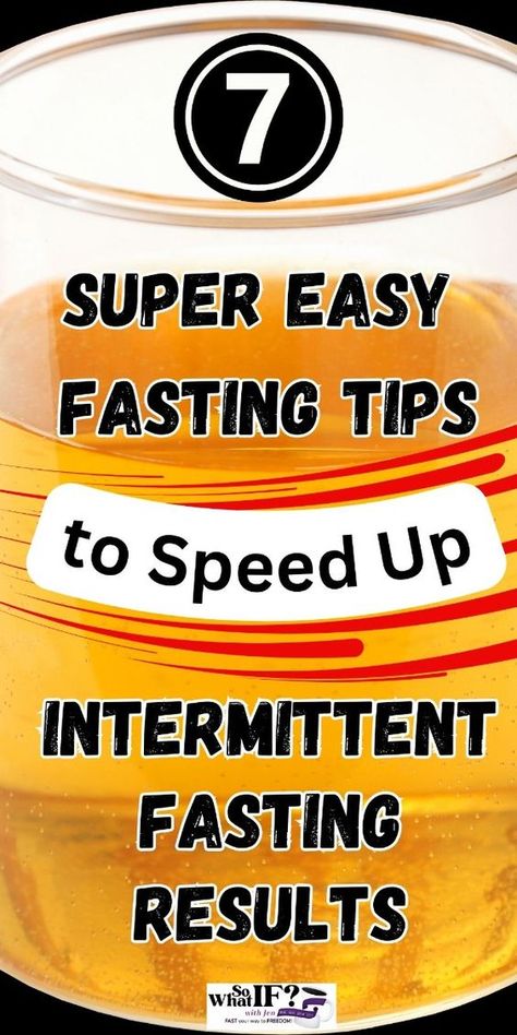 In this post So What IF? with Jen will share 7 HOT intermittent fasting tips for fast weight loss. These tips helped me lose 46 Pounds in 4 Months! Maximize your weight loss results with these 7 hot intermittent fasting tips. From breaking your fast with apple cider vinegar (ACV) to mixing up your intermittent fasting schedule, learn how to effectively implement these 7 effective tips in combination with this popular dieting technique for fast and sustainable weight loss. Start your intermittent fasting journey today! Fasting Schedule Intermittent, Losing Weight Fasting, How Much Weight Can You Lose On Intermittent Fasting, Intermittent Fasting According To Belly Type, How Much Weight Can You Lose Fasting Diet, Easy Intermittent Fasting Meal Plan, How To Do Intermittent Fasting, Fast Feast Repeat 28 Day, How To Intermittent Fast