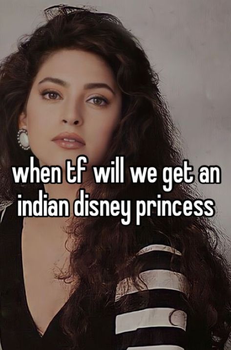 South Asian Whisper, Feminine Urge Desi Quotes, Bollywood Whisper, Desi Whisper Quotes, Indian Pfp, Indian Whispers, Indian Disney Princess, Desi Things, Indian Things