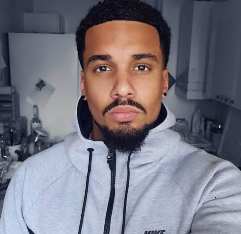 Black Men Facial Hair Styles, Black Men Goatee Styles, Goatee Styles Black Men, Black Men Facial Hair, Men's Goatee Styles, Goatee Styles, Black Men Beard Styles, Mustache And Goatee, Taper Fade Curly Hair