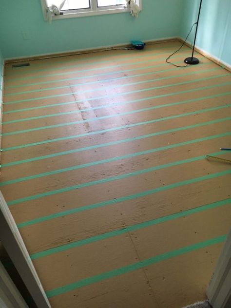 Diy Paint Floor, Cheap Floor Remodel, Diy Subfloor Makeover, How To Paint Wood Floors, How To Paint Plywood Floors, Painting Particle Board Floors, Stenciled Plywood Floor, Subfloor Painting Ideas, Paint Floors Wood