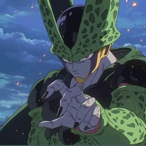 Cell Dbz Fanart, Perfect Cell Fanart, Cell Perfecto, Cell Dragon Ball, Cell Dbz, Dragon Ball Fanart, 7th Dragon, Anime Pfp Icons, Perfect Cell