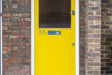 The Fifties House — SJW Architects 1950 Front Door, 1960s Front Door, 1950s Front Door, Single Storey Extension, Council House, 1950s House, The Fifties, House Front, Locker Storage