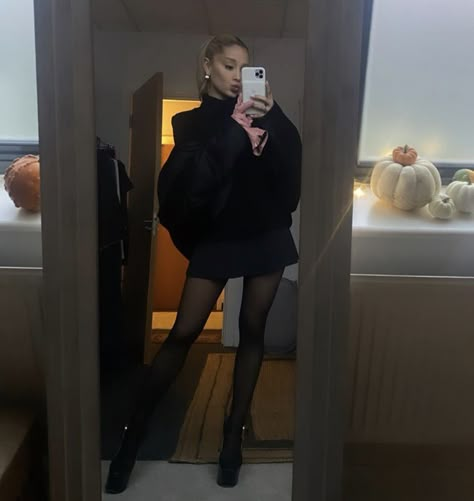 Ariana Grande, A Woman, Angel, Mirror, Boots, Instagram