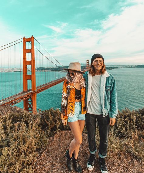 checked the golden gate bridge off our west coast bucket list!! ☑️💛🌉 Dreaming Outloud, Hailey Miller, The Golden Gate Bridge, Taurus And Gemini, Just Run, New Relationships, Golden Gate Bridge, Golden Gate, West Coast