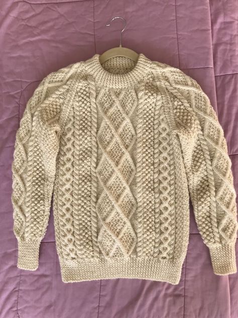 Knit Fisherman Sweater Pattern, Fisherman Sweater Knitting Pattern, Irish Fisherman Aesthetic, Fisherman Sweater Pattern, Knitted Sweaters Pattern, Gingerbread Sweater, Irish Knitting, Irish Fisherman Sweater, Knitted Pillows