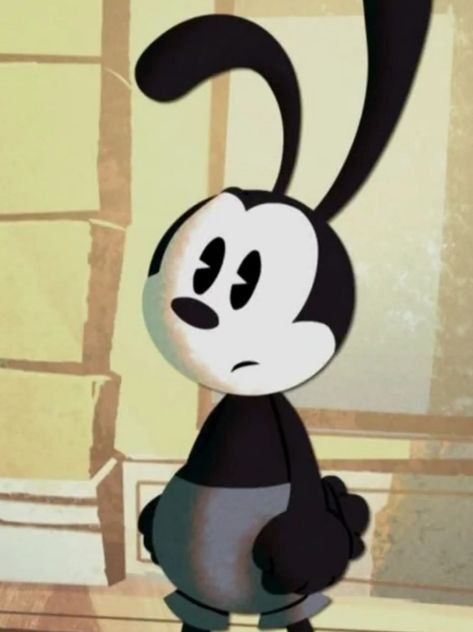 Oswald The Lucky Rabbit Epic Mickey, Oswald Epic Mickey, Oswald The Lucky Rabbit Icon, Rabbit Icon, Epic Mickey, Cartoon Style Drawing, Old School Cartoons, Oswald The Lucky Rabbit, Rubber Hose