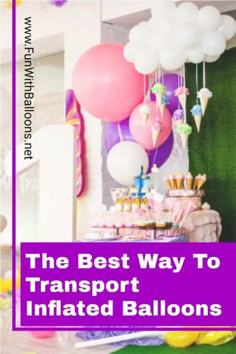 transport inflated balloons cover Balloon Arch Diy, Plastic Balloons, Blowing Up Balloons, Balloon Display, Balloon Arches, Background Decoration, Balloon Diy, Helium Balloons, Balloon Arch