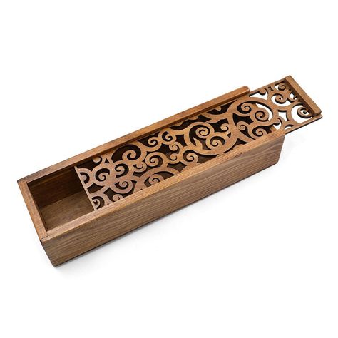 LA HAUTE Wooden Hollow-carved Pencil Box Multifunctional Pencil Case for Student Special Gifts for Children/kids (Curly grass pattern): from price £8.99 - Limited Stock http://www.amazon.co.uk/gp/product/B014COI50Q/ref=as_li_qf_sp_asin_il_tl?ie=UTF8&camp=1634&creative=6738&creativeASIN=B014COI50Q&linkCode=as2&tag=houk-21 Wooden Pencil Box Ideas, Brown Rectangular Pencil Case For Daily Use, Business Brown Pencil Case With Pen Holders, Brown Pencil Case With Pen Holders, Wooden Pencil Case, Wooden Pencil Box, Grass Pattern, Wooden Pencil, Gifts For Children