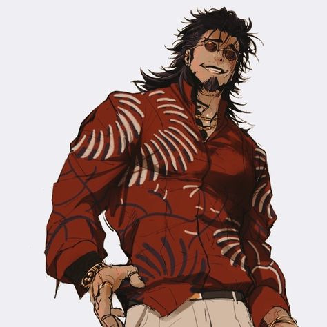 Yakuza Boss Character Design, Gambler Anime, Gang Leader Character Design, Rocker Character Design, Hitman Concept Art, Yakuza Character Design Male, Greed Character Design, Mobster Character Design, Japanese Character Design Male