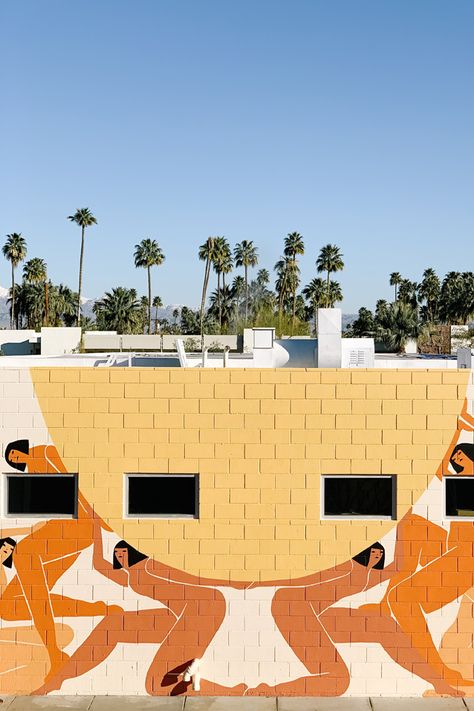 Palm Springs Travel, Palm Springs Outfit, Palm Springs Decor, Palm Springs Aesthetic, Ace Hotel Palm Springs, Palm Springs Architecture, Palm Springs Mini Backpack, Palm Springs Bachelorette, Salvation Mountain