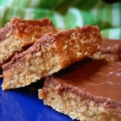 This easy recipe makes very rich and sweet bar cookie made with peanut butter and breakfast cereal. Chocolate Cereal Bars, Milk Chocolate Frosting, Dessert Recipes Cookies, Chocolate Cereal, Sweet Bar, Cereal Bars, Amish Recipes, Cookie Bar Recipes, Peanut Butter Chocolate