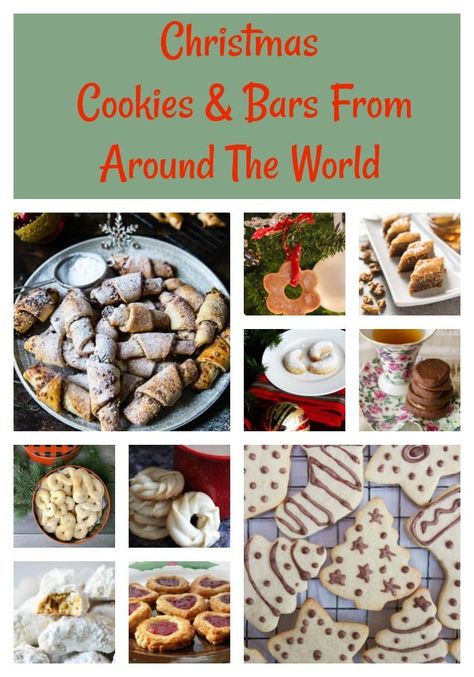 Christmas Cookies Bars, Cookies And Bars, Preschool Cooking, Christmas Cookie Bars, Best Holiday Cookies, Around The World Food, Christmas Biscuits, Cookies Bars, Dessert Recipies