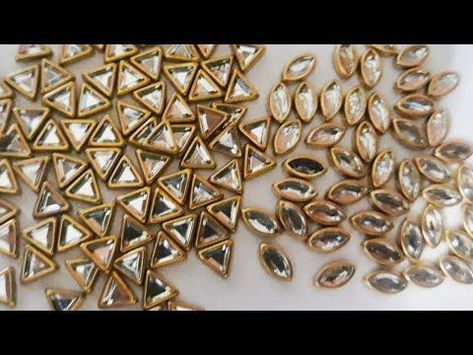 Kundan Bangles Making, Fabric Tussle, How To Make Jwellary At Home, How To Make Jewelry, Ikea Jewelry Storage, Diy Kundan Jewellery, Earrings At Home, Jewel Making, Storage Ikea