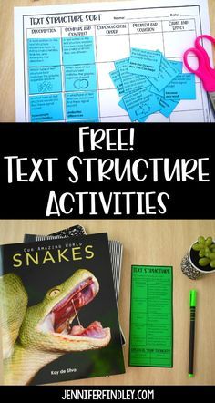 Informational Text Structure Activities, Text Structures 3rd Grade, Nonfiction Text Structures, 4th Grade Enrichment Activities, Informational Text Activities, Teaching Text Structure, Text Structure Activities, Text Structure Worksheets, Teaching Informational Text