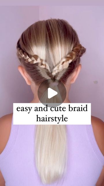 Audrey McClelland on Instagram: "CUTE AND EASY BRAID HAIRSTYLE 🩷 Here’s a hairstyle that is so pretty and cute, it’s one of my faves! I love how easy and simple it is to do, too!!  . Sharing my favorite hair products in my stories and highlights below!  . #hairdo #braidideas #braidinspo #braidinspiration #braid #simplehairstyles #simplehair #simplehairstyle #easyhairstyles #easyhairstyle #easyhairstylesforgirls #cutehairstyles #cutehair #hairvideo #hairideas #hairinspo #hairinspiration #hairvideos #hairidea #schoolhairstyles #schoolhair #hairstyles #hair #hairstyle #hairtutorial #hairtutorials" Simple Braid Hairstyle, Easy Hair Braids, Simple Hairstyles For Kids, Easy Braid Hairstyle, Hair Braids For Kids, Simple Braid, Favorite Hair Products, Easy Hairstyles For Kids, Braid Inspiration