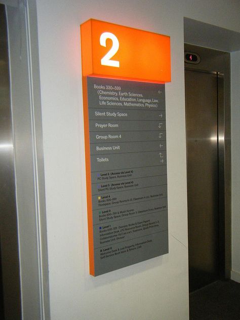 floor directory illuminated by Opening the Book, via Flickr Floor Directory, Directory Signage, Hospital Signage, Directory Signs, Office Wall Graphics, Experiential Graphic Design, Illuminated Signage, Signage Board, Wayfinding Signage Design