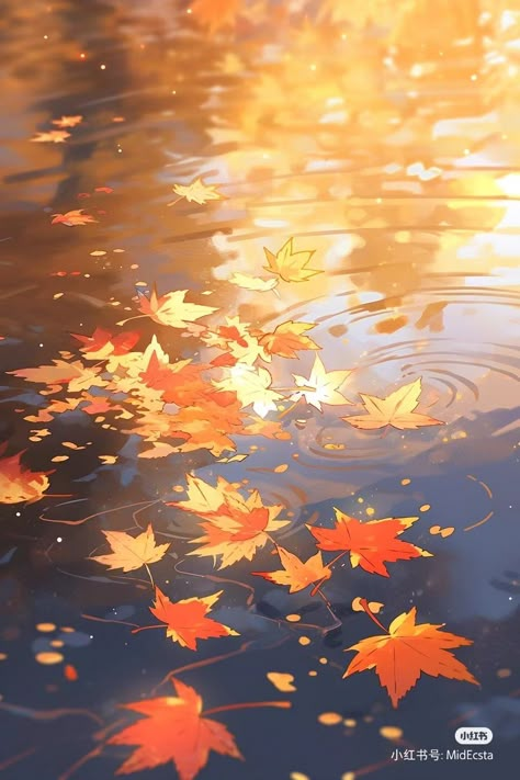 Fall Anime, Autumn Phone Wallpaper, Dreamy Artwork, Vibes Wallpaper, Cool Backgrounds Wallpapers, Simple Iphone Wallpaper, Pretty Backgrounds, Cool Wallpapers Art, Fantasy Art Landscapes