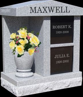 Cremation Monuments for Ashes Backyard Chapel, Monument Ideas, Tombstone Designs, Granite Headstones, Cemetery Monuments, Memorial Benches, Cemetery Headstones, Ministry Ideas, Memorial Stones