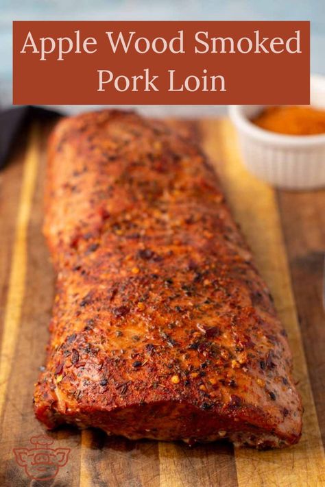 Smoked Boneless Pork Loin, Boneless Pork Loin Recipes, Smoked Pork Loin Recipes, Bbq Pork Roast, Campfire Meal, Dish For A Crowd, Smoked Pork Recipes, Loin Recipes, Smoked Pork Tenderloin