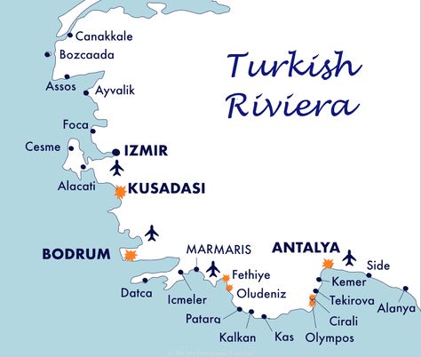 TURKISH RIVIERA the best places along Turkish coast - Travel Groove Turkey Coast, Turkish Riviera, Southern Turkey, Adventure Travel Explore, Greece Vacation, Slow Travel, Turkey Travel, Antalya, Van Life