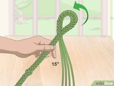 How to Braid a Halter (with Pictures) - wikiHow Pet How To Braid Rope, Simple Tie Knot, Horse Stables Design, Diy Halter, Horse Tack Diy, Horse Braiding, Paracord Projects Diy, Paracord Dog Leash, Horse's Neck