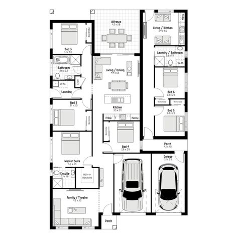 House With Granny Flat, Granny Flats Australia, Granny Flat Plans, Unique Home Designs, Flat House Design, Building A New House, Multigenerational House Plans, Multigenerational House, Granny House