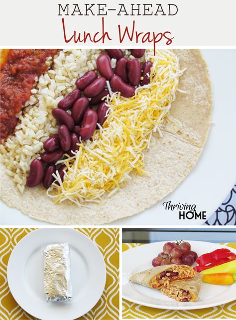 Cheap, uses up leftovers,fast, easy to grab and go, healthy, and freezable! You cannot go wrong! Burritos For Lunch, Make Ahead Wraps Lunch Ideas, Make Ahead Wraps, Gf Tortillas, Mexican Wrap, Easy Wraps, Quinoa Tortillas, Make Ahead Lunch, Lunch Wrap