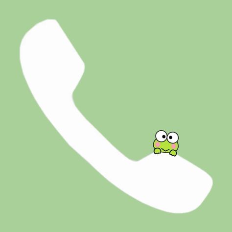 Keroppi Themed Phone, Keroppi App Icon, Pastel Phone Icon, Pastel Phone, Green Icons, App Store Icon, Widget Icons, Christmas Apps, Store Icon